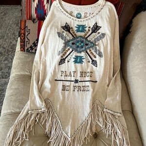 Double D Ranch Fringe  Tunic